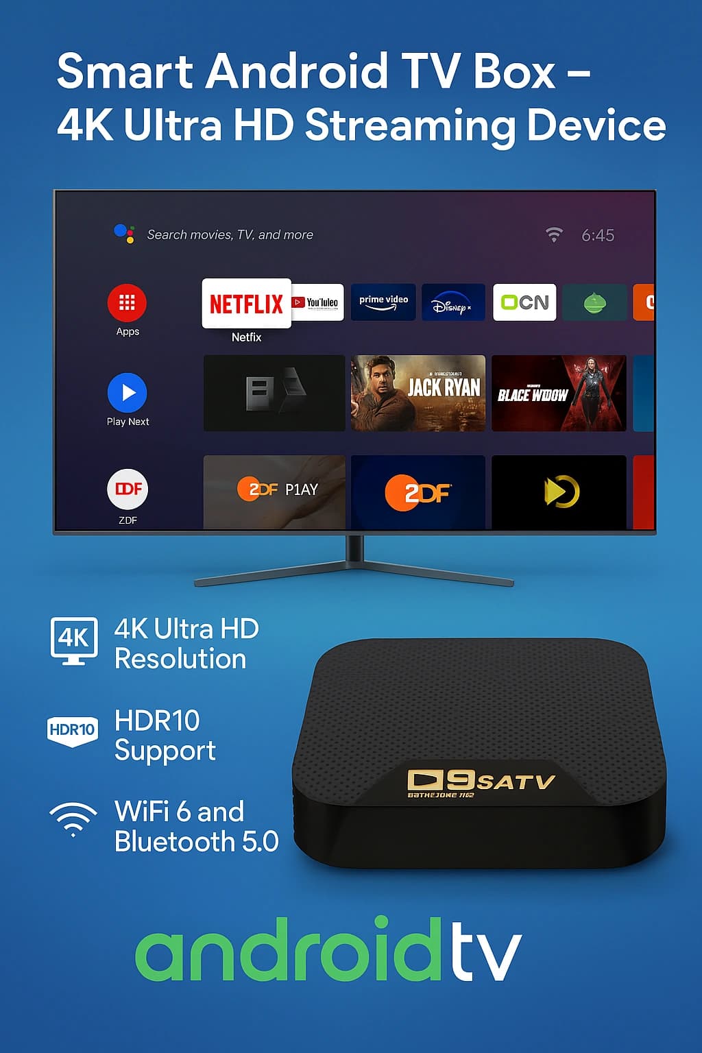 Android TV Box in India – Best 4K Smart TV Box with Android 13 (2025) — view 7