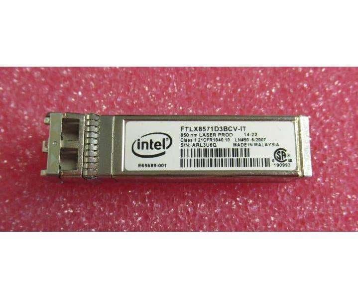 Intel FTLX8571D3BCV-IT SFP Transceiver Module 1000BASE-SX, 10GBASE-SR