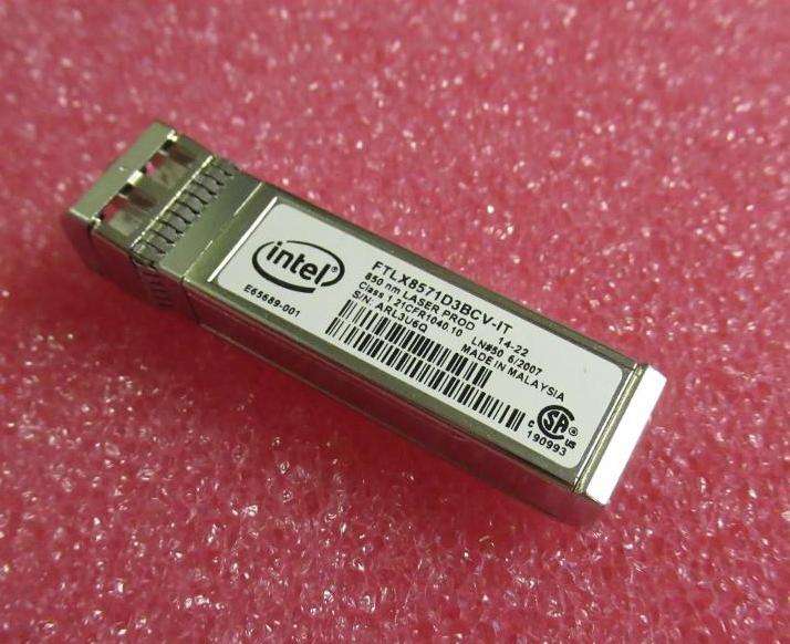 Intel FTLX8571D3BCV-IT SR 1000Base-SX 10Gb Ethernet SFP+ Transceiver Module