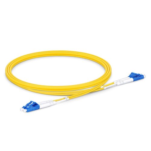 LC UPC to LC UPC Simplex Single Mode 3MM Fiber Optic Patch Cable - Image 5