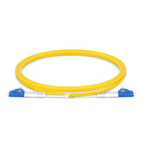 LC UPC to LC UPC Simplex Single Mode 3MM Fiber Optic Patch Cable
