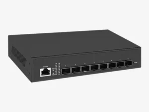 Powerful 8 Port 10G SFP+ Managed Fiber Switch – Layer 3 High-Speed Network Switch