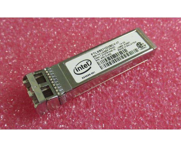 Intel FTLX8571D3BCV-IT SFP Transceiver Module 1000BASE-SX, 10GBASE-SR