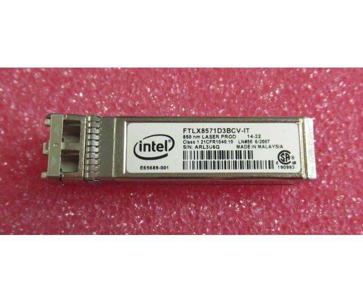 Intel FTLX8571D3BCV-IT SFP Transceiver Module 1000BASE-SX, 10GBASE-SR